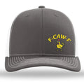 F-CAW-F Embroidered Baseball Cap – Funny Chicken Meme Snapback Hat, Country Humor Gift