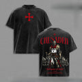 Crusader Defender of Faith Graphic T-Shirt, Sweatshirt & Hoodie – 2 Timothy 1:7 Christian Knight Print, Medieval Faith Streetwear Apparel