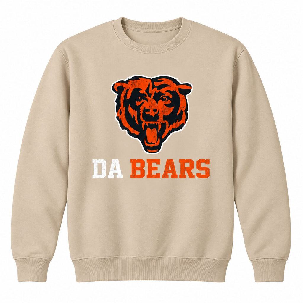 DA BEARS Football Graphic T-Shirt, Sweatshirt & Hoodie – Classic Bears Game Day Fan Apparel