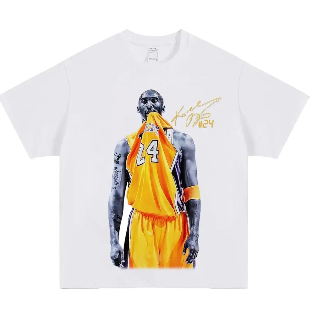 Kobe #24 Basketball Tribute Graphic T-Shirt, Sweatshirt & Hoodie – Retro Basketball Legend Sports Design