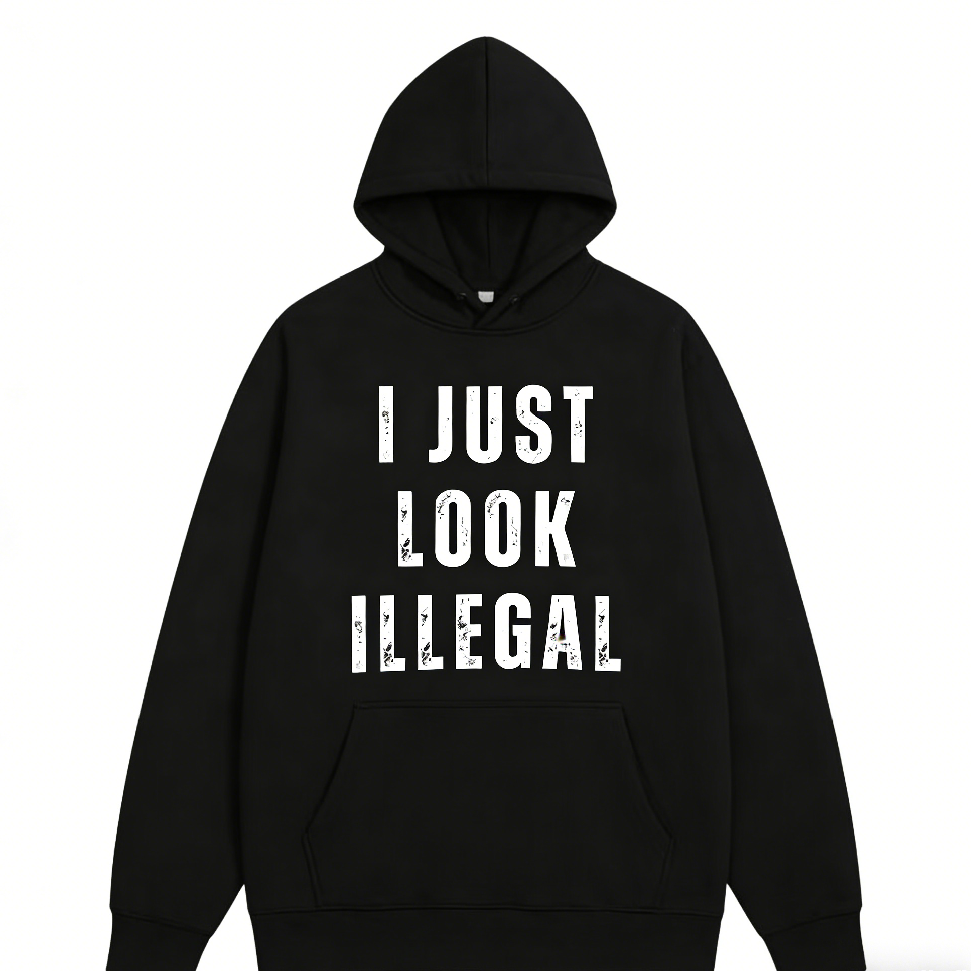 I Just Look Illegal T-Shirt/Sweatshirt/Hoodie, Funny Immigration Statement Tee, Casual Cotton Crew Neck Short Sleeve Shirt Gift for Men