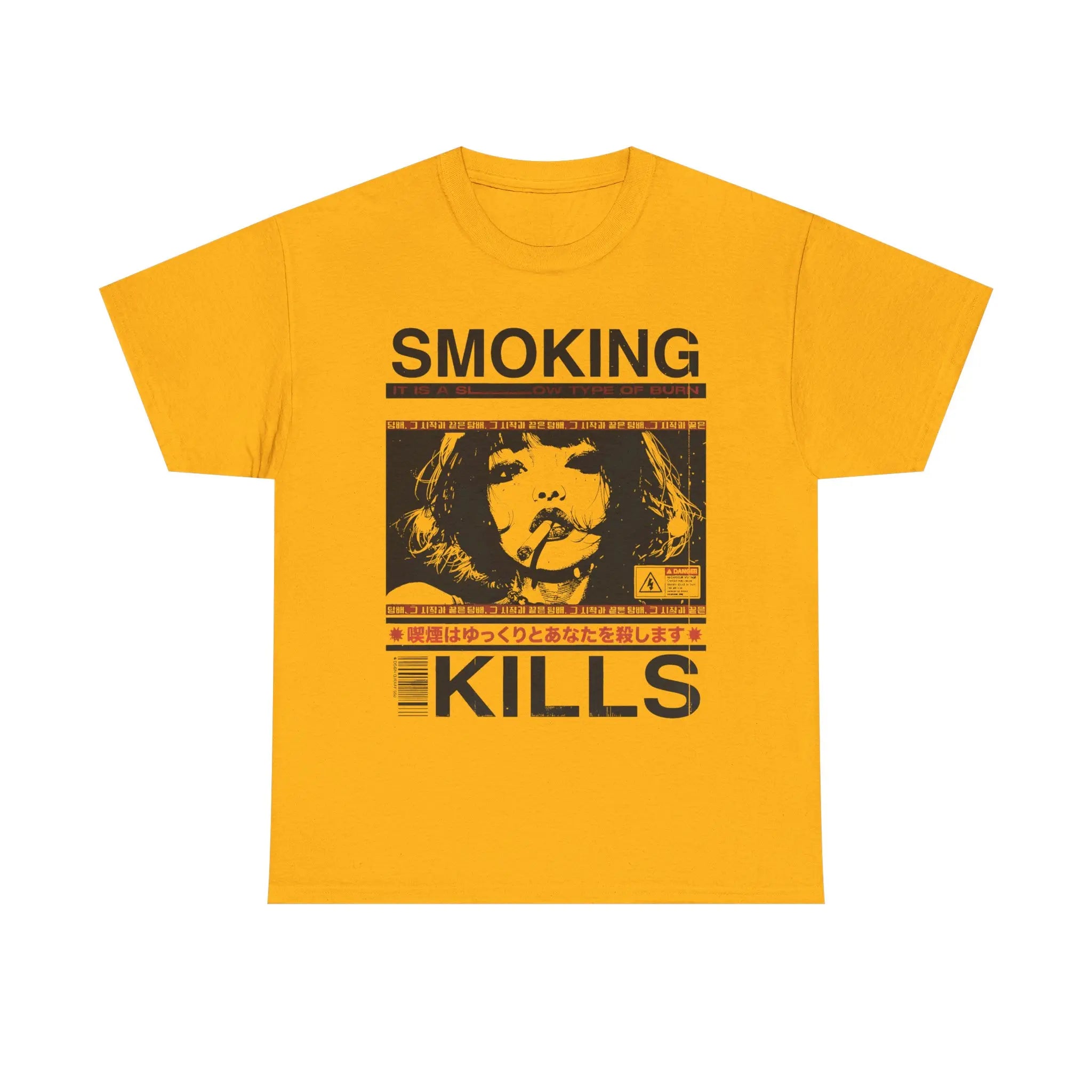 Smoking Kills T-Shirt/Sweatshirt/Hoodie – Retro Manga Anime Graphic Streetwear Tee