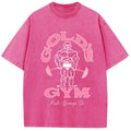 Vintage Bodybuilding Graphic T-Shirt – Oversized Heavyweight Gym Tee, Classic Fitness Streetwear