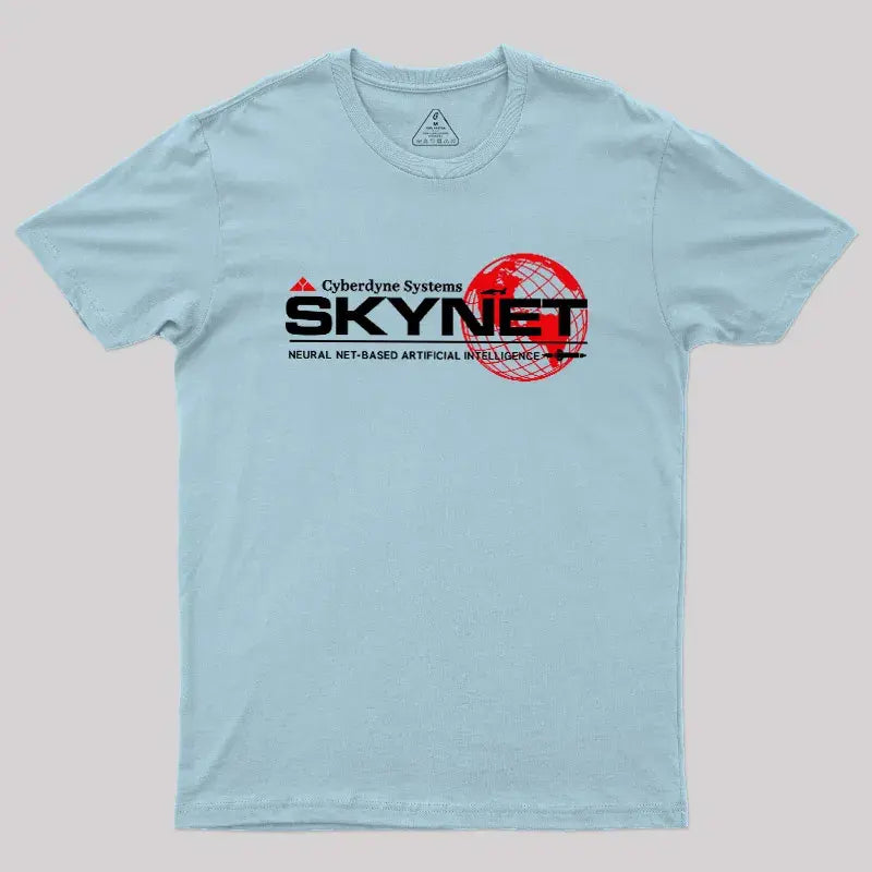 Cyberdyne Systems Skynet T-Shirt, Sweatshirt & Hoodie – Neural Net Artificial Intelligence Graphic, Retro Sci-Fi Tech Geek Design, Futuristic Movie Inspired Gift