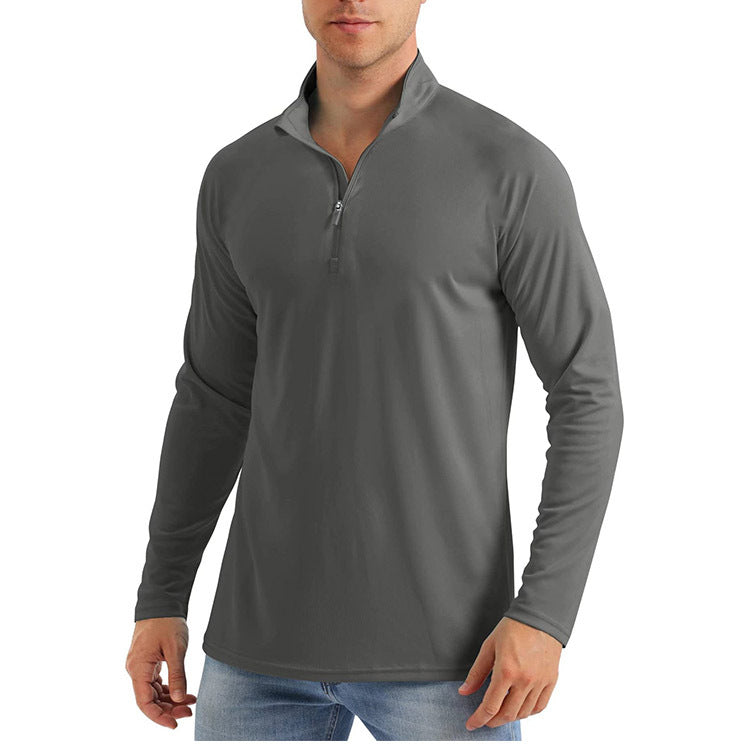 1/3/5Pack Men’s Long Sleeve Performance Shirts – UPF 50+ Quick-Dry Lightweight Athletic Tops for Golf, Hiking, Running & Outdoor Sports