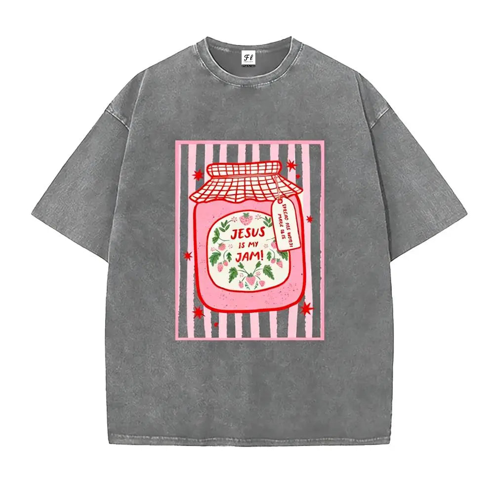 Jesus Is My Jam T-Shirt/Sweatshirt/Hoodie – Strawberry Jam Christian Graphic Tee