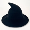 Classic Witch Hat for Women – Pointed Wide Brim Halloween Costume Hat, Solid Color Witchy Accessory for Parties, Cosplay & Dress Up