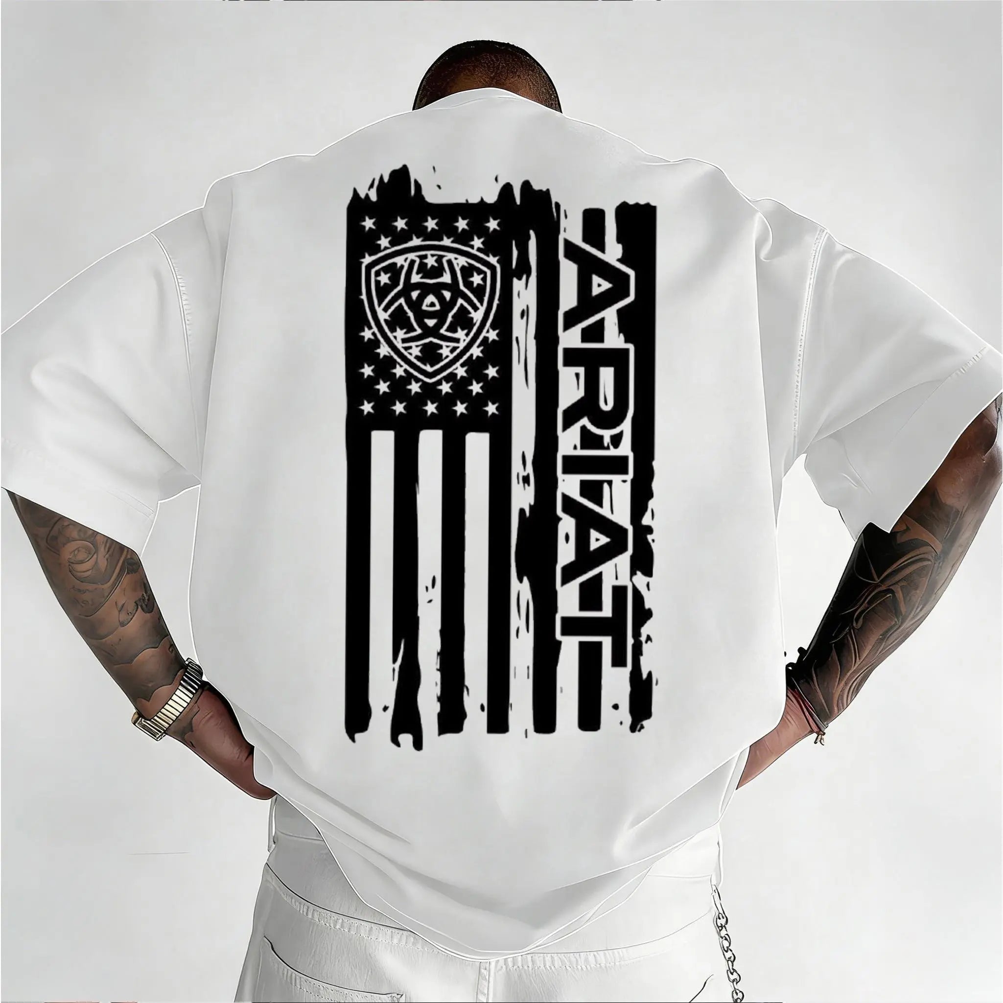 Ariat Shield Logo Western T-Shirt, Equestrian Casual Graphic Tee for Horse Riding Lovers