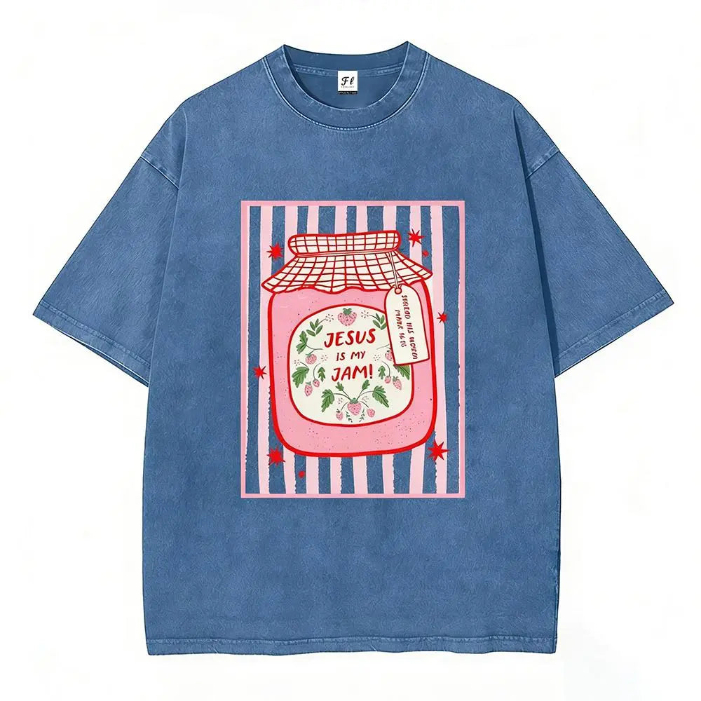 Jesus Is My Jam T-Shirt/Sweatshirt/Hoodie – Strawberry Jam Christian Graphic Tee