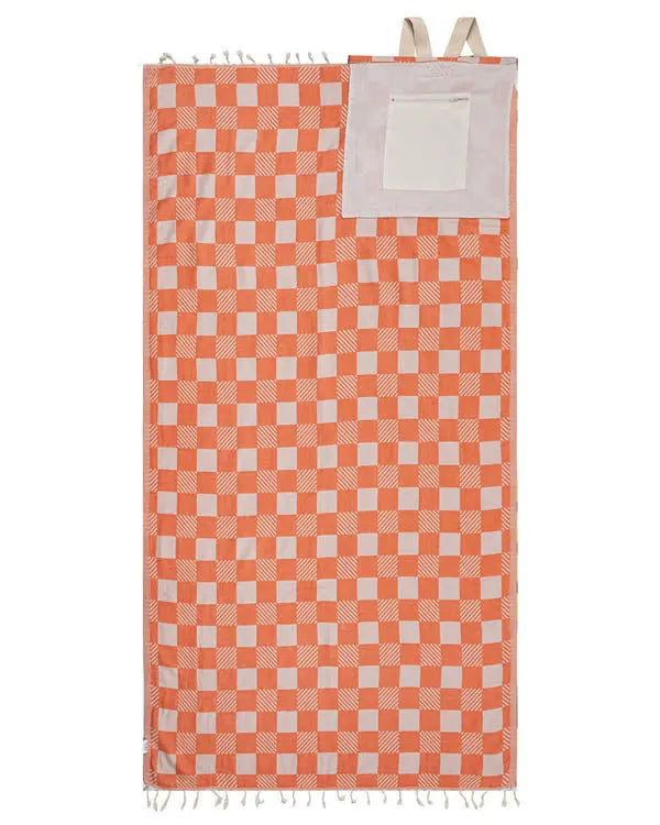 2-in-1 Beach Towel Bag – Convertible Sand-Free Microfiber Quick Dry Travel Towel for Beach, Pool & Vacation