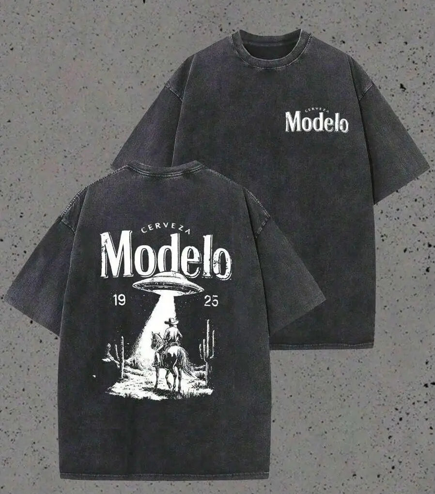 Modelo UFO Cowboy T-Shirt/Sweatshirt/Hoodie – Vintage Western Graphic Tee