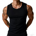 3-Pack Men's Ribbed Tank Tops – High Stretch Breathable Muscle Shirts for Gym, Workout & Everyday Wear