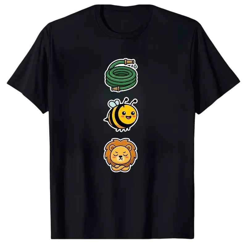 Hose Bee Lion Graphic T-Shirt, Crewneck Sweatshirt & Hoodie – Funny Cute Animal Print Casual Apparel