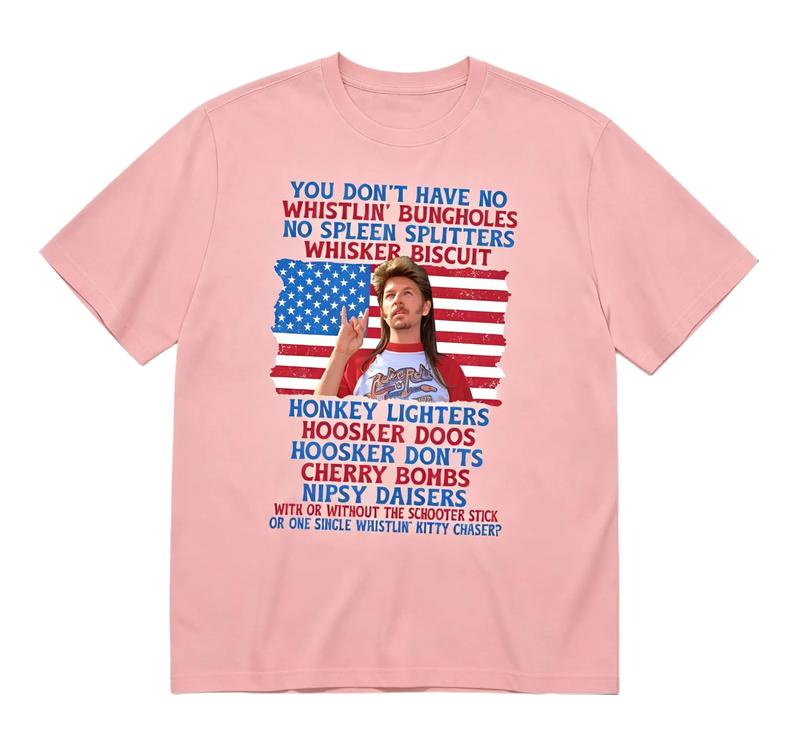 Honkey Lighters Hooker Boots Cherry Bombs T-Shirt/Sweatshirt/Hoodie – Funny Patriotic American Flag 4th of July Graphic Tee