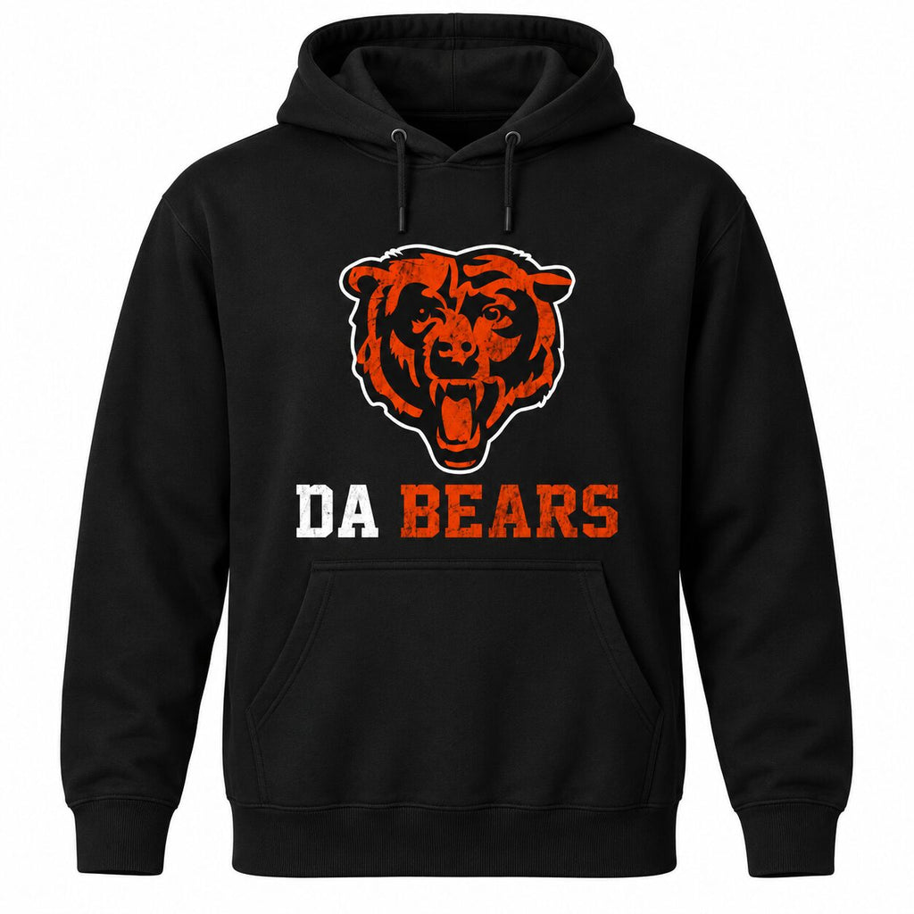 DA BEARS Football Graphic T-Shirt, Sweatshirt & Hoodie – Classic Bears Game Day Fan Apparel