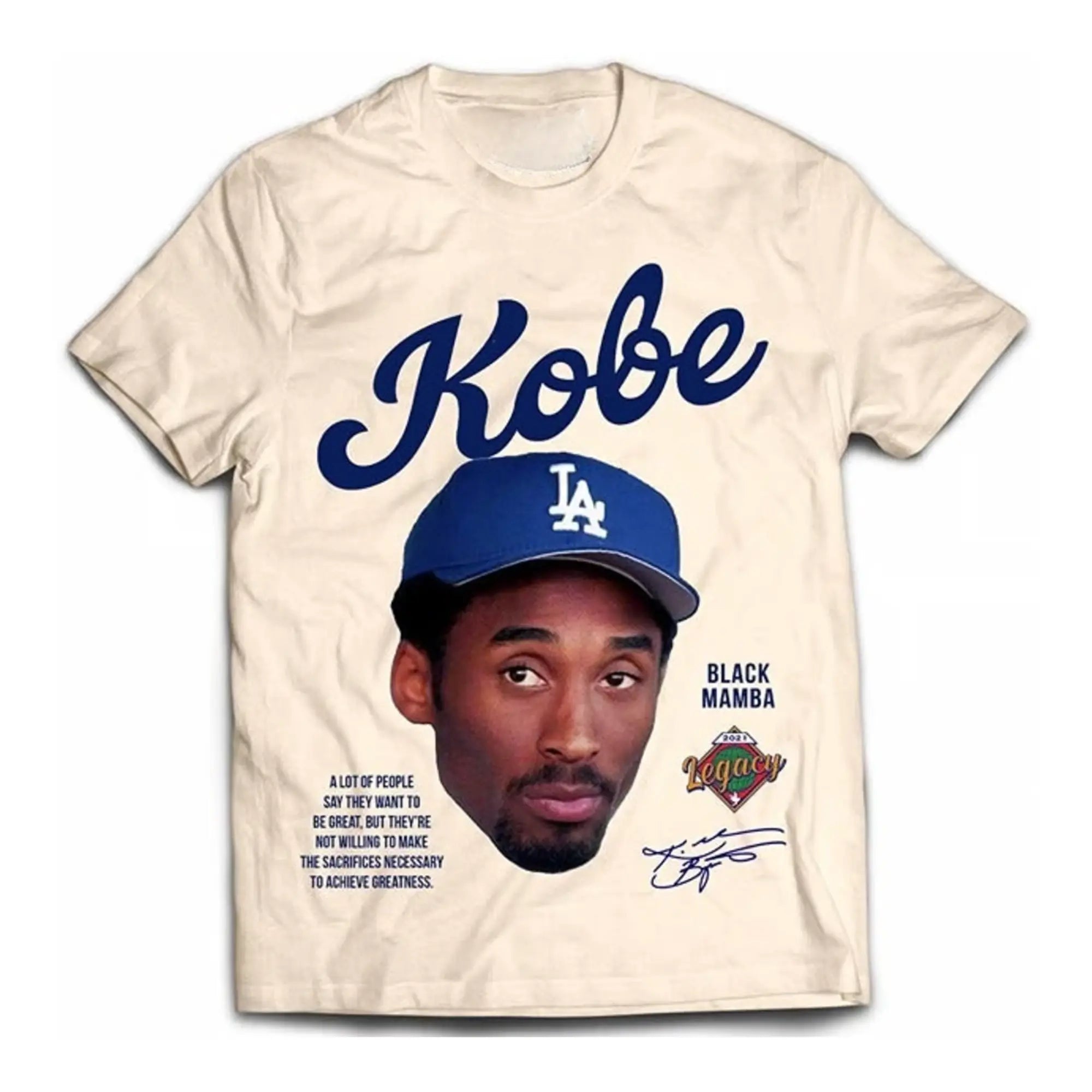 Kobe Vintage Tribute T-Shirt/Sweatshirt/Hoodie – Black Mamba Basketball Portrait Graphic Tee, Retro Sports Streetwear