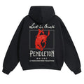 Let ’Er Buck Pendleton Rodeo Graphic T-Shirt, Sweatshirt & Hoodie – Western Cowboy Print, Vintage Rodeo Streetwear Apparel