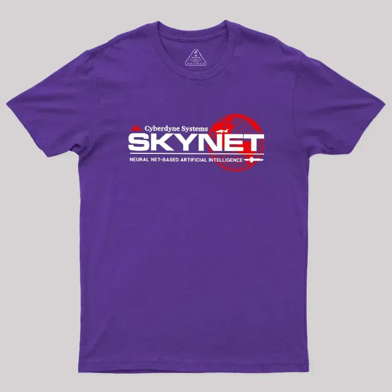 Cyberdyne Systems Skynet T-Shirt, Sweatshirt & Hoodie – Neural Net Artificial Intelligence Graphic, Retro Sci-Fi Tech Geek Design, Futuristic Movie Inspired Gift