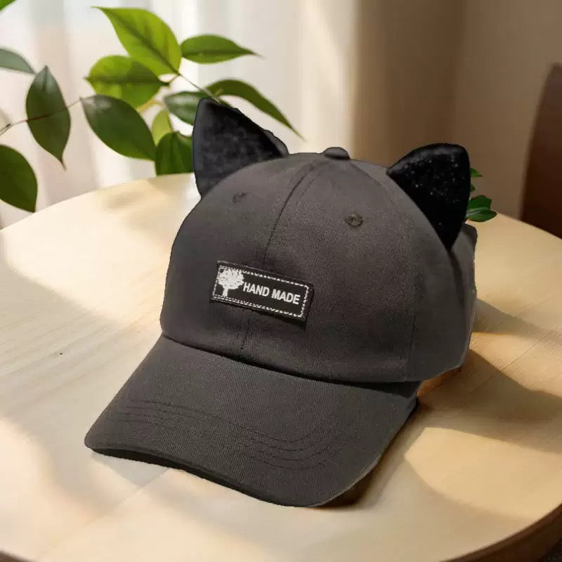 Men's Pilot Goggle Baseball Cap – Korean Streetwear Aviator Hat with Retro Glasses Detail, Casual Outdoor Snapback Cap