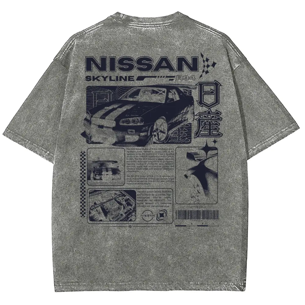 Vintage JDM Skyline T-Shirt/Sweatshirt/Hoodie – Sports Car Graphic Tee