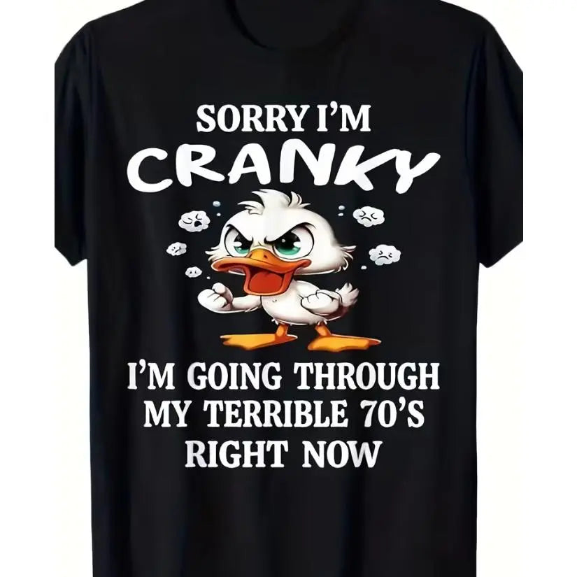 Funny 70s Duck Graphic T‑shirt Sweatshirt Hoodie, Retro Unisex Casual Tee, Cute Valentine’s Day Gift for Him Her