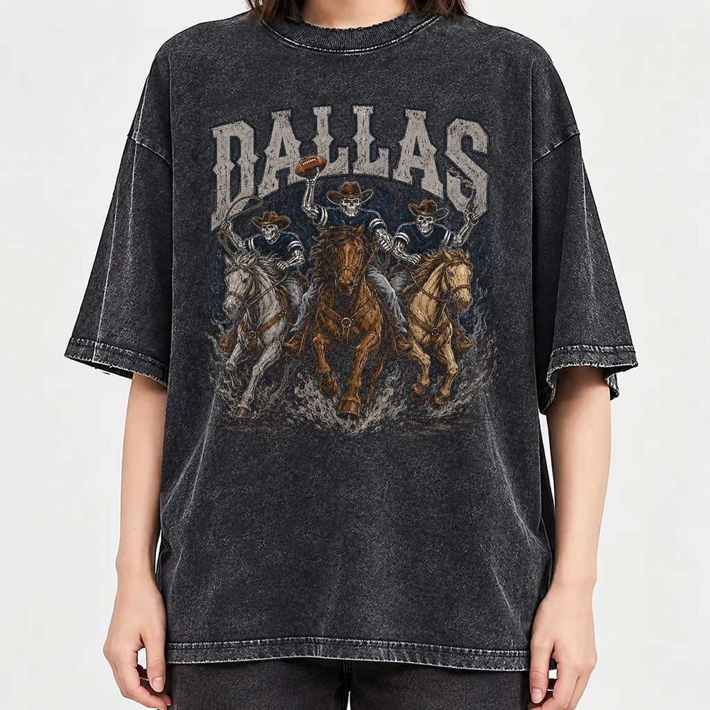 All 32 Teams Football Skull Vintage Graphic T-Shirt, Sweatshirt & Hoodie – Retro Game Day Football Fan Design