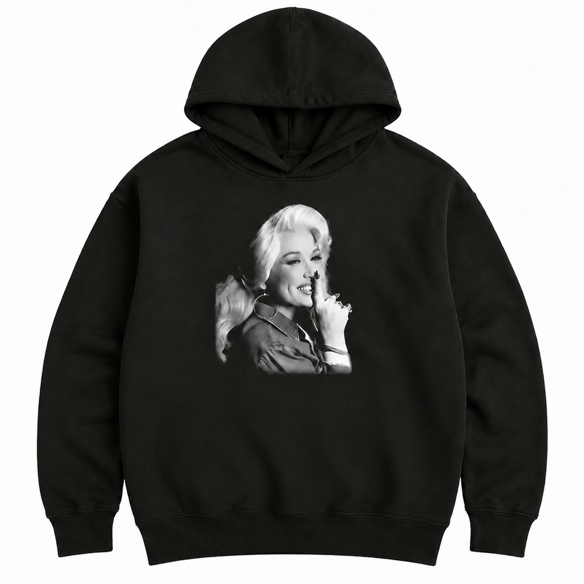Vintage Dolly Parton Graphic T-Shirt, Sweatshirt & Hoodie – Retro Country Music Portrait Print, Western Country Singer Fan Apparel
