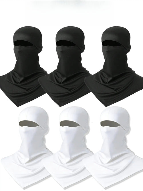 3/6-Pack Breathable Balaclava Face Mask – Quick Dry UV Protection Neck Gaiter for Fishing, Cycling, Hiking & Outdoor Sports