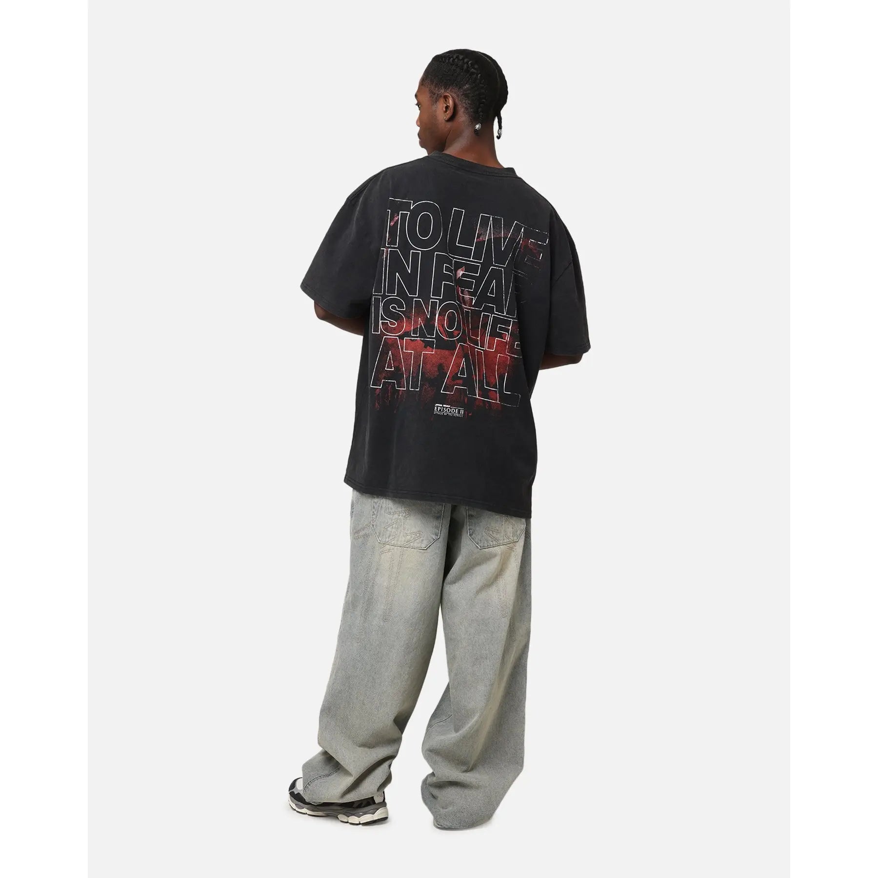 Star Wars Episode II T-Shirt/Sweatshirt/Hoodie – Vintage Acid Wash Movie Graphic Tee, Attack of the Clones Streetwear
