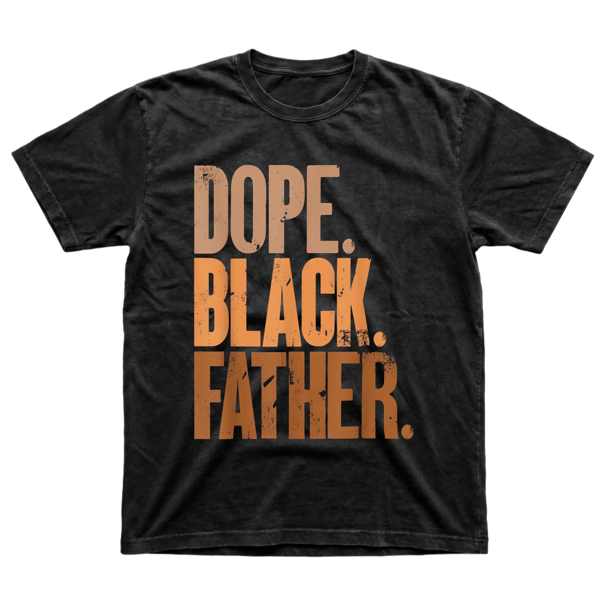 Dope Black Father T-Shirt/Sweatshirt/Hoodie – Casual Fatherhood Graphic Tee for Men