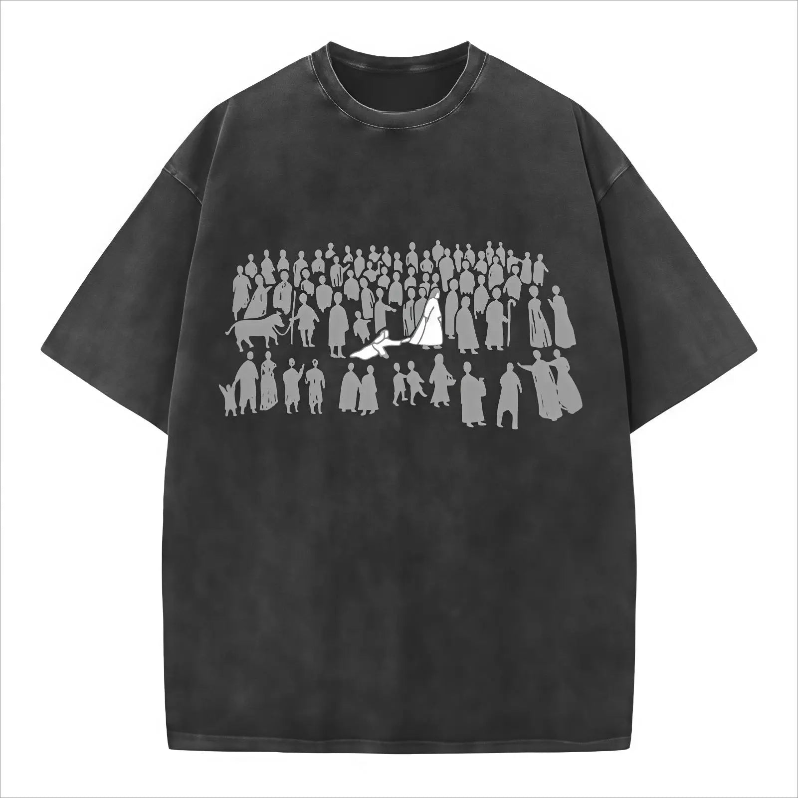 Vintage Jesus on the Cross T-Shirt/Sweatshirt/Hoodie – Christian Faith Graphic Tee, Minimalist Religious Streetwear