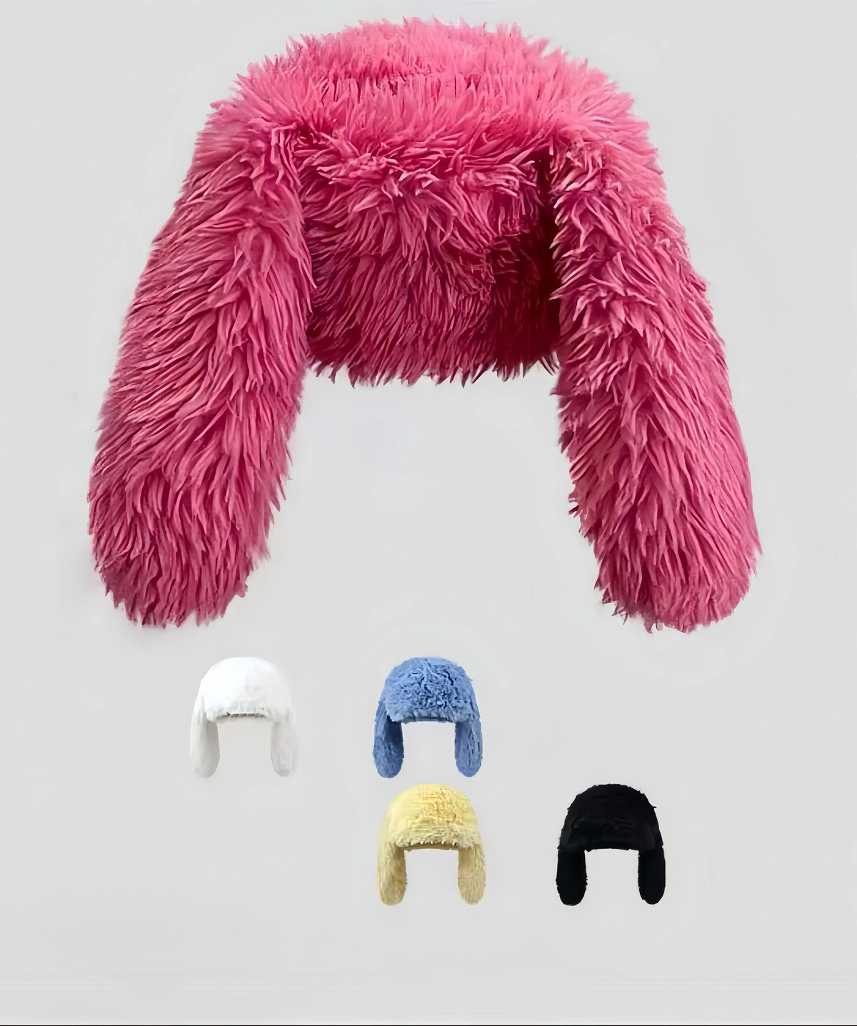 Unisex Furry Winter Trapper Hat – Soft Faux Fur Ear Flap Cap, Warm Cozy Cold Weather Hat, Y2K Quirky Fashion Accessory