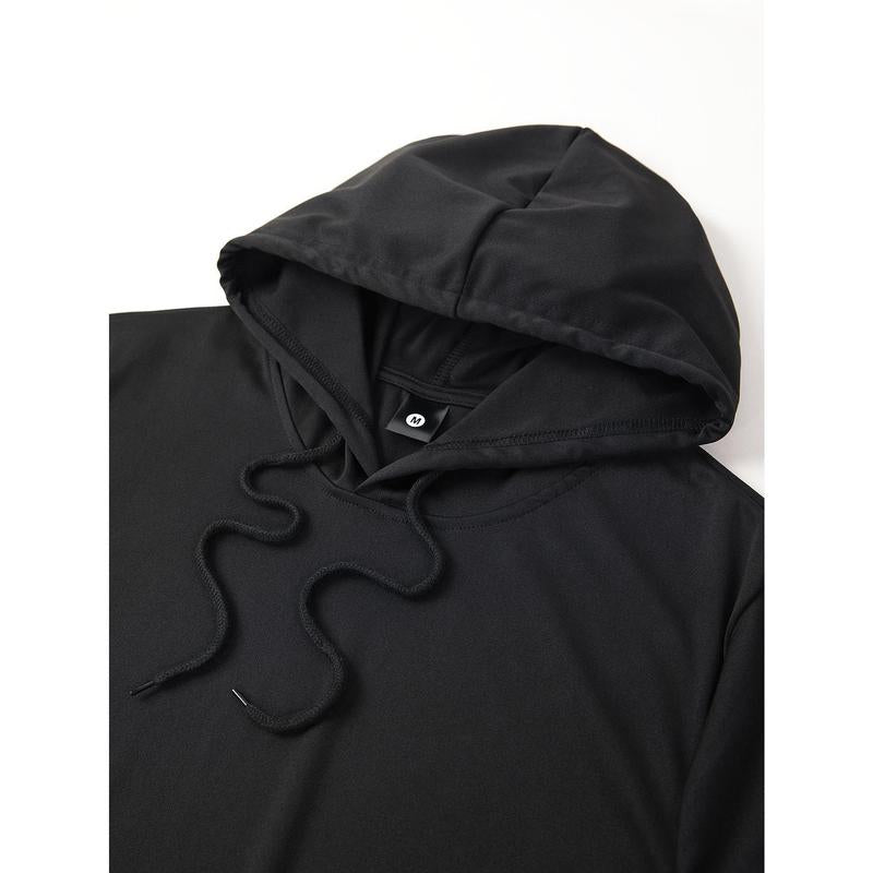 3-Pack Men’s Lightweight Short Sleeve Hoodies – Casual Hooded T-Shirts, Breathable Summer Tops for Gym, Workout, Sports & Everyday Wear