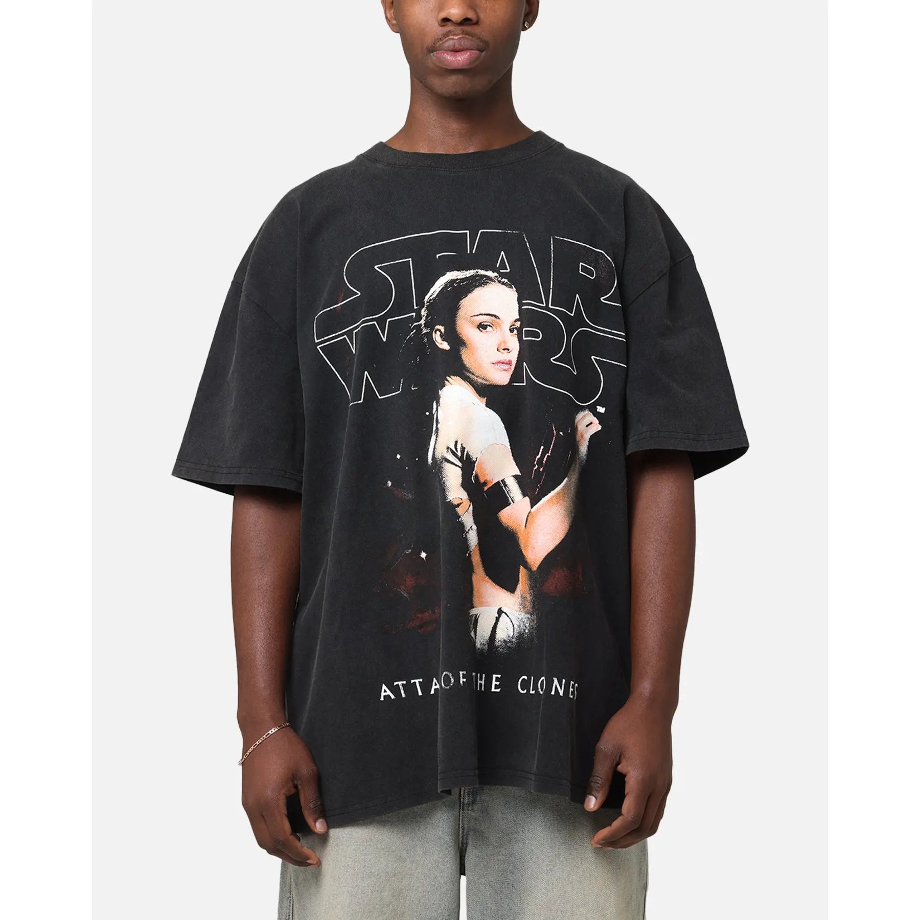Star Wars Episode II T-Shirt/Sweatshirt/Hoodie – Vintage Acid Wash Movie Graphic Tee, Attack of the Clones Streetwear