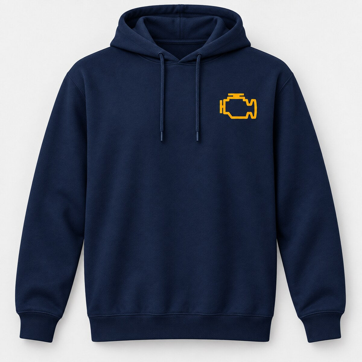 Check Engine Light T-Shirt, Sweatshirt & Hoodie – Funny Automotive Graphic Shirt, Car Guy Humor, Mechanic & Gearhead Gift