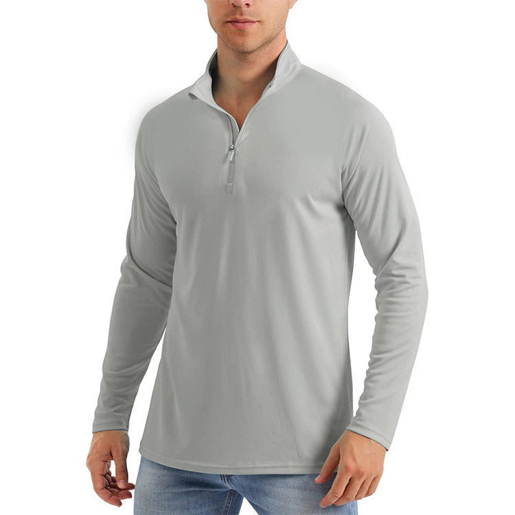 1/3/5Pack Men’s Long Sleeve Performance Shirts – UPF 50+ Quick-Dry Lightweight Athletic Tops for Golf, Hiking, Running & Outdoor Sports