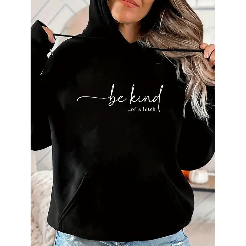 Women's T - Shirt: Edgy 'be kind...of a bitch.' Design, Blending Sweet and Sassy for a Unique Fashion Statement