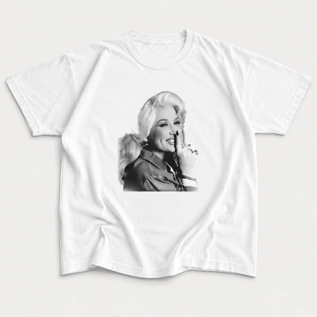 Vintage Dolly Parton Graphic T-Shirt, Sweatshirt & Hoodie – Retro Country Music Portrait Print, Western Country Singer Fan Apparel