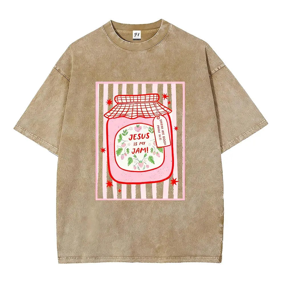 Jesus Is My Jam T-Shirt/Sweatshirt/Hoodie – Strawberry Jam Christian Graphic Tee