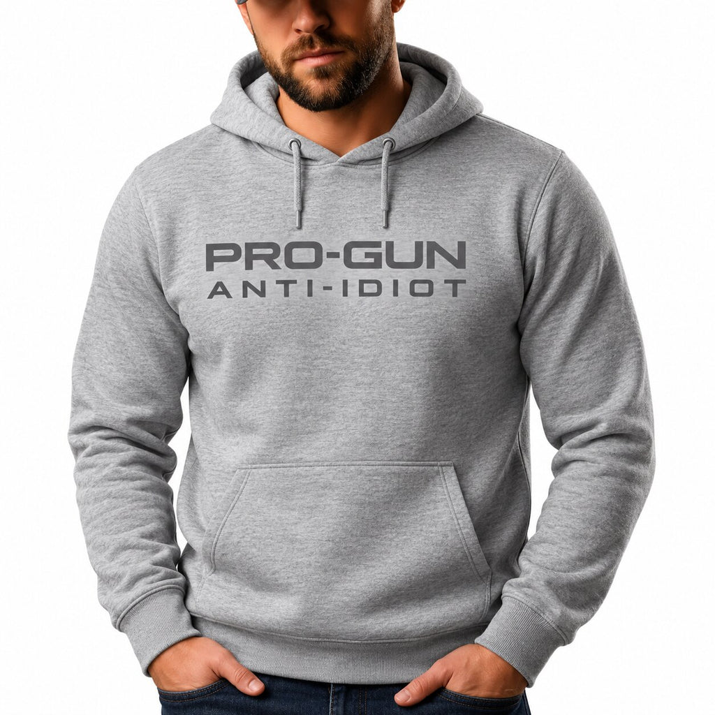 Pro-Gun Anti-Idiot T-Shirt, Sweatshirt & Hoodie – Bold Sarcastic Statement Graphic Apparel