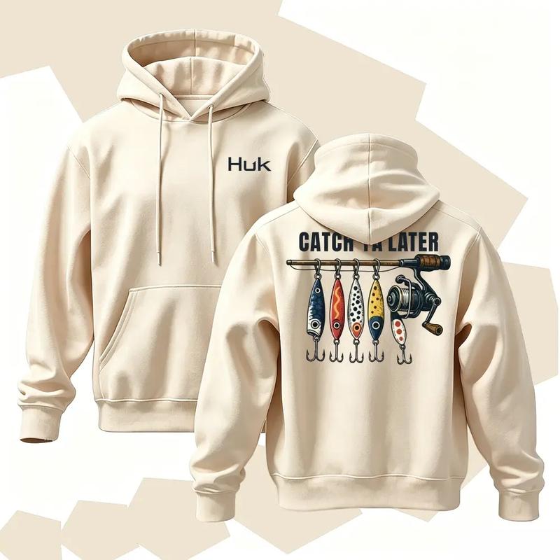 Catch Ya Later Fishing Graphic T-Shirt, Sweatshirt & Hoodie – Funny Retro Angler Outdoor Apparel