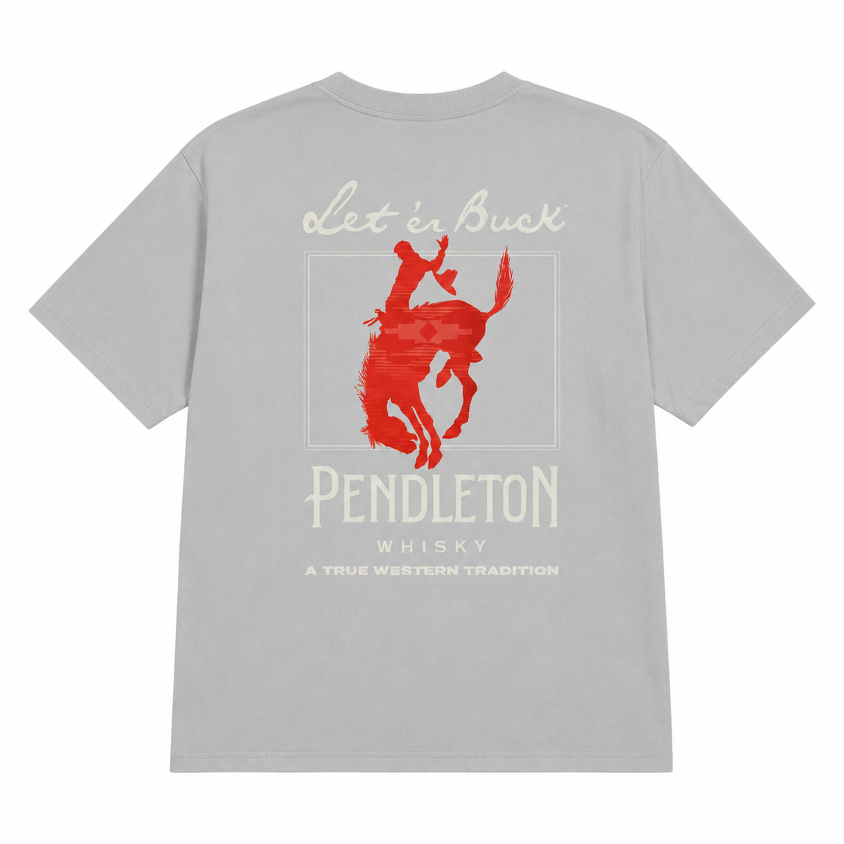 Let ’Er Buck Pendleton Rodeo Graphic T-Shirt, Sweatshirt & Hoodie – Western Cowboy Print, Vintage Rodeo Streetwear Apparel
