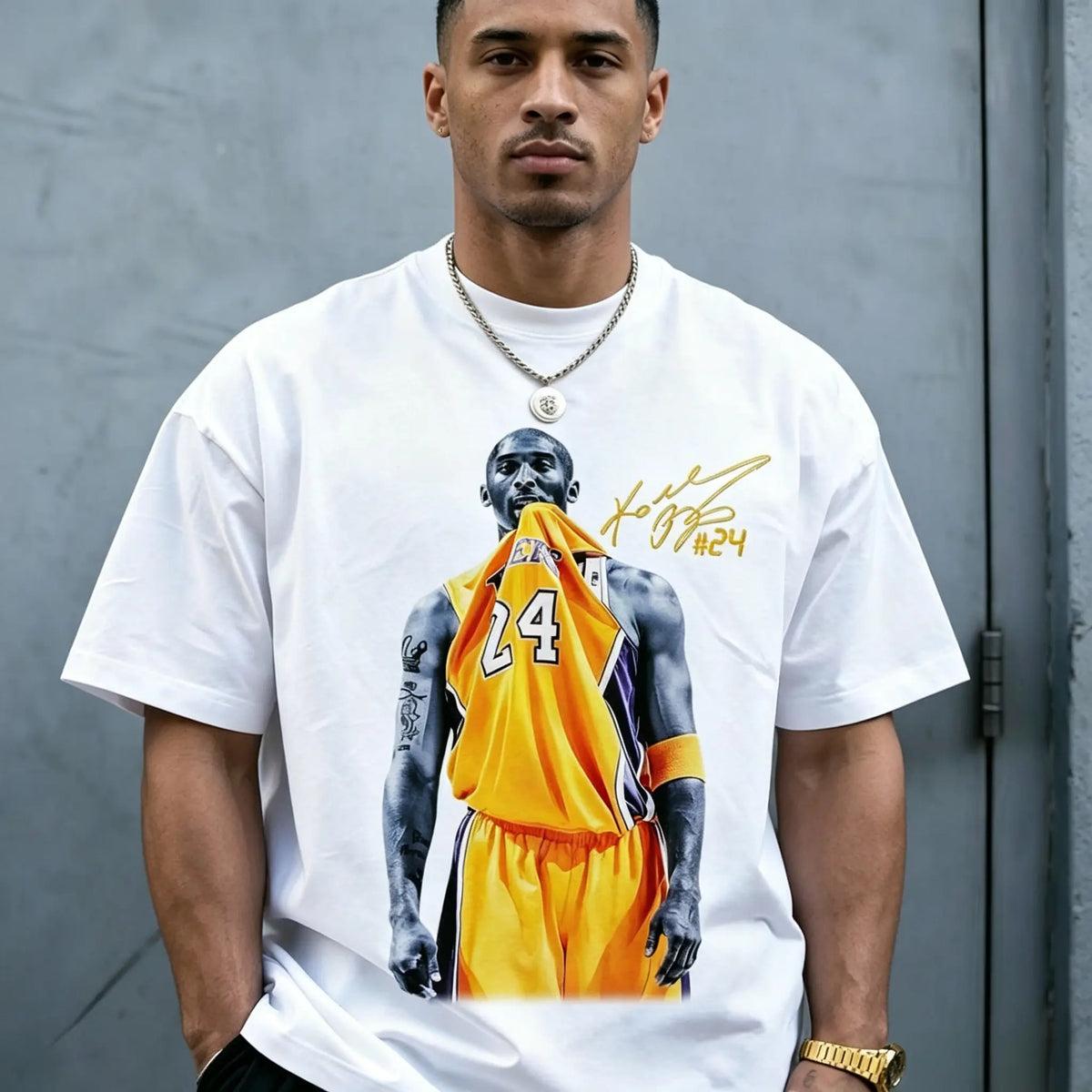 Kobe #24 Basketball Tribute Graphic T-Shirt, Sweatshirt & Hoodie – Retro Basketball Legend Sports Design