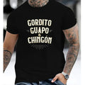 “Chubby, Handsome & Awesome” Funny Mexican T-Shirt/Sweatshirt/Hoodie – Latino Humor Graphic Tee