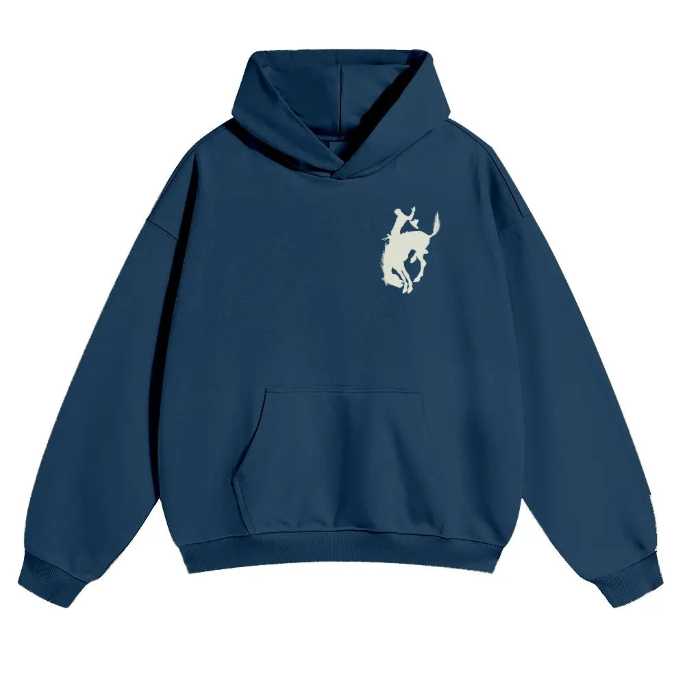 Let ’Er Buck Pendleton Rodeo Graphic T-Shirt, Sweatshirt & Hoodie – Western Cowboy Print, Vintage Rodeo Streetwear Apparel