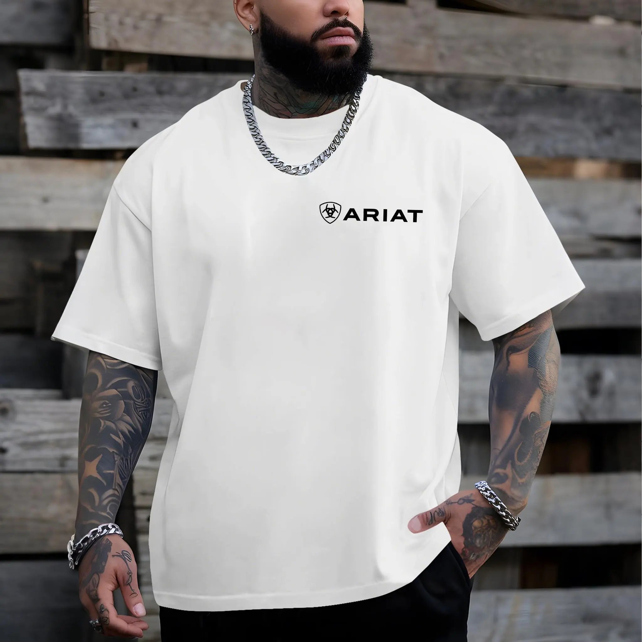 Ariat Shield Logo Western T-Shirt, Equestrian Casual Graphic Tee for Horse Riding Lovers