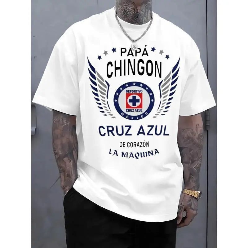 Cruz Azul “Papa Chingon” T-Shirt/Sweatshirt/Hoodie – Funny Soccer Dad Graphic Tee