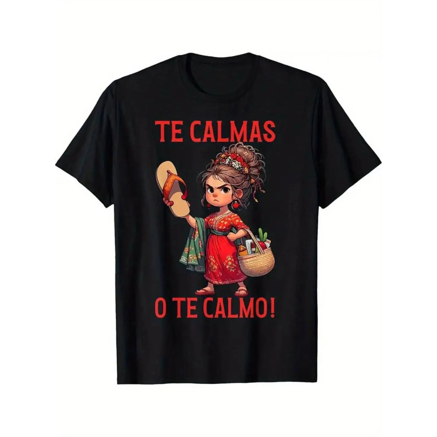 “Calm Down Before I Calm You Down” Funny Latina Mom T-Shirt/Sweatshirt/Hoodie – Spanish Meme Graphic Tee