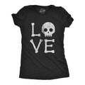 LOVE Skull Graphic T-Shirt,  Sweatshirt & Hoodie – Cute Skeleton Bones Halloween Print, Vintage Gothic Spooky Season Apparel