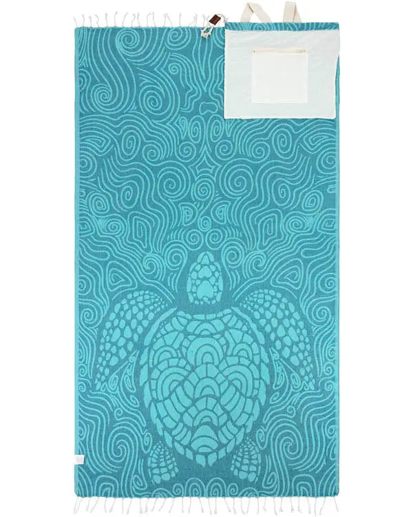 2-in-1 Beach Towel Bag – Convertible Sand-Free Microfiber Quick Dry Travel Towel for Beach, Pool & Vacation
